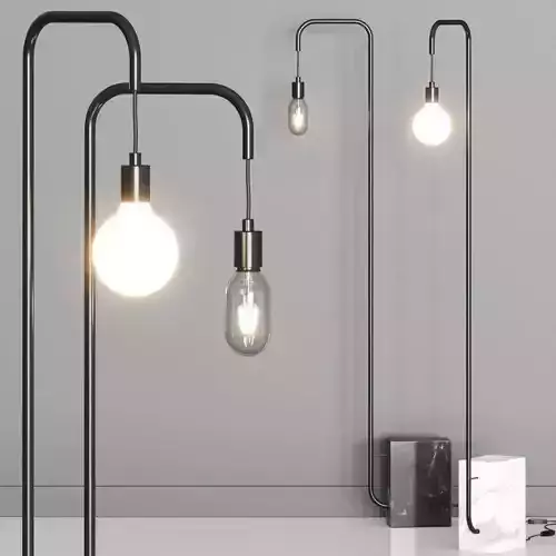CB2 Exclusive Marble Floor Lamp 3D model