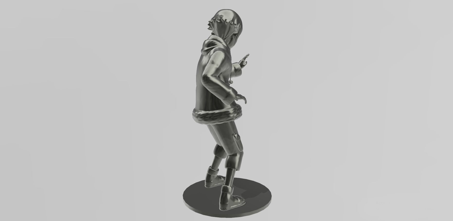 Hinata Hyuga from Naruto 3D print model_3