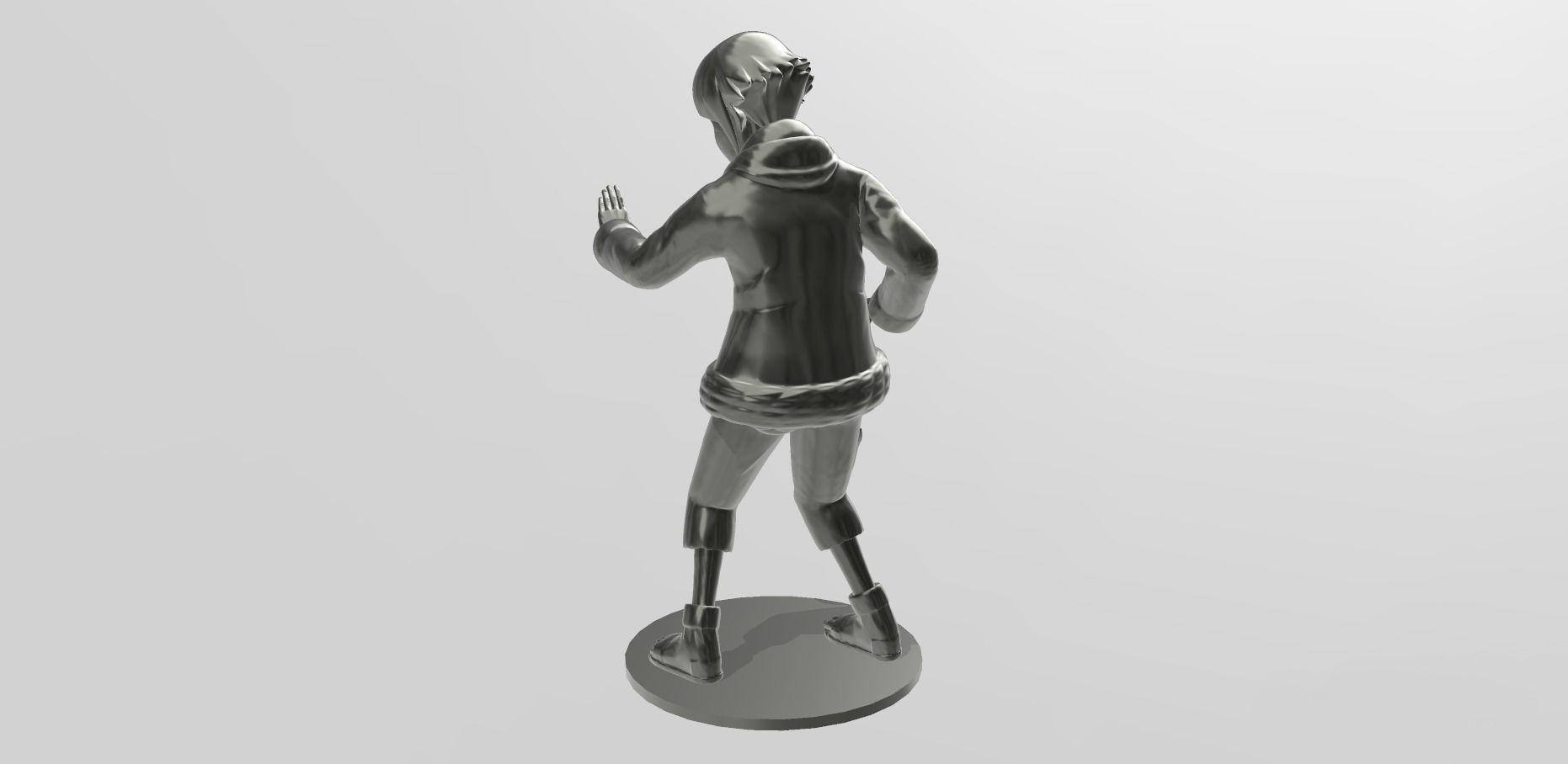 Hinata Hyuga from Naruto 3D print model_2