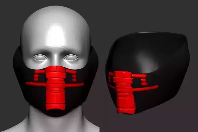 helmet high poly sculpt 3d printable ver 7 3D model