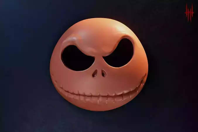 Jack Skellington Mask - Halloween Mask 3D print model