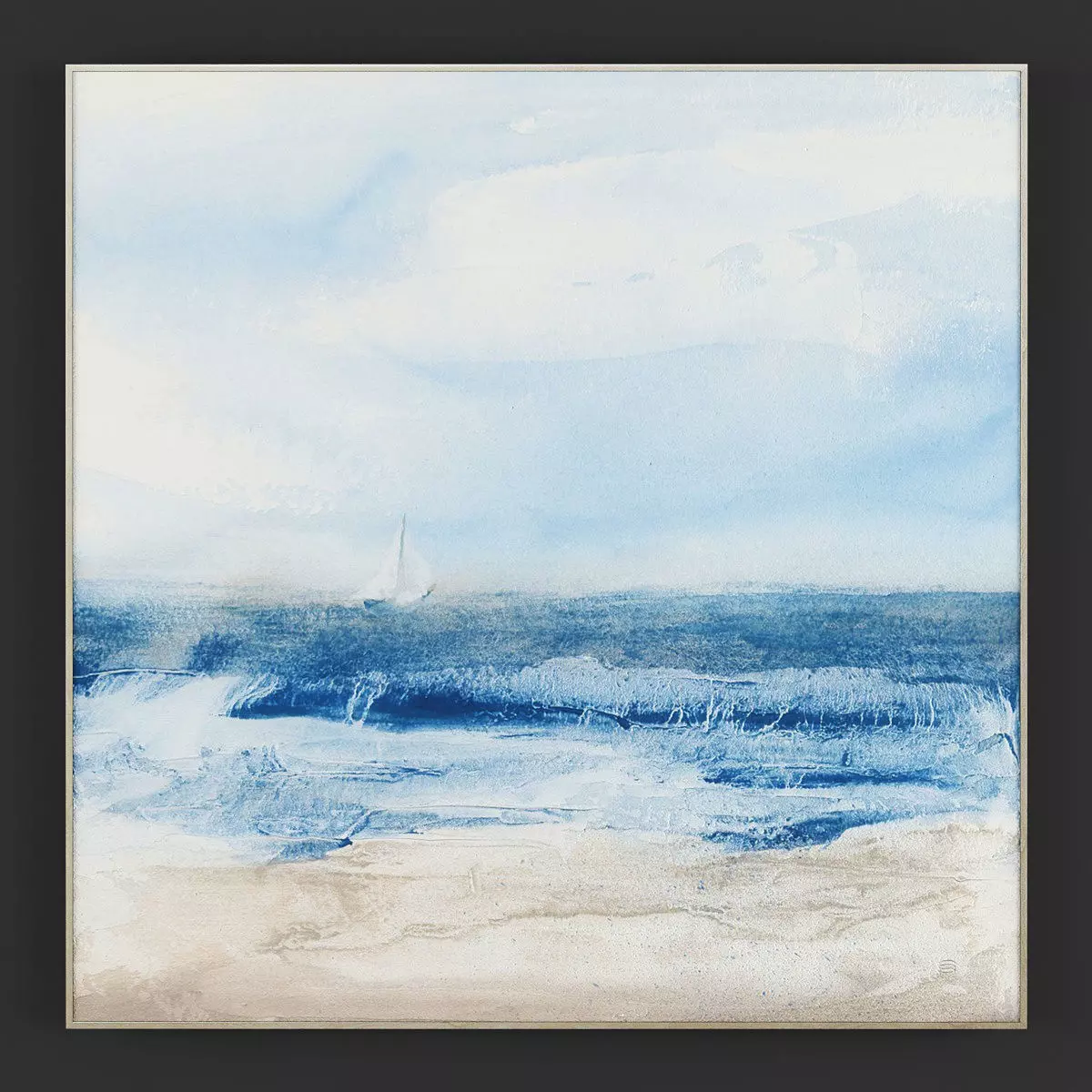 Pictures53 abstract painting Low-poly 3D model_0