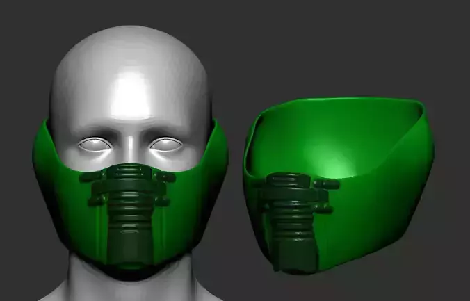 helmet high poly sculpt 3d printable ver 7 3D model