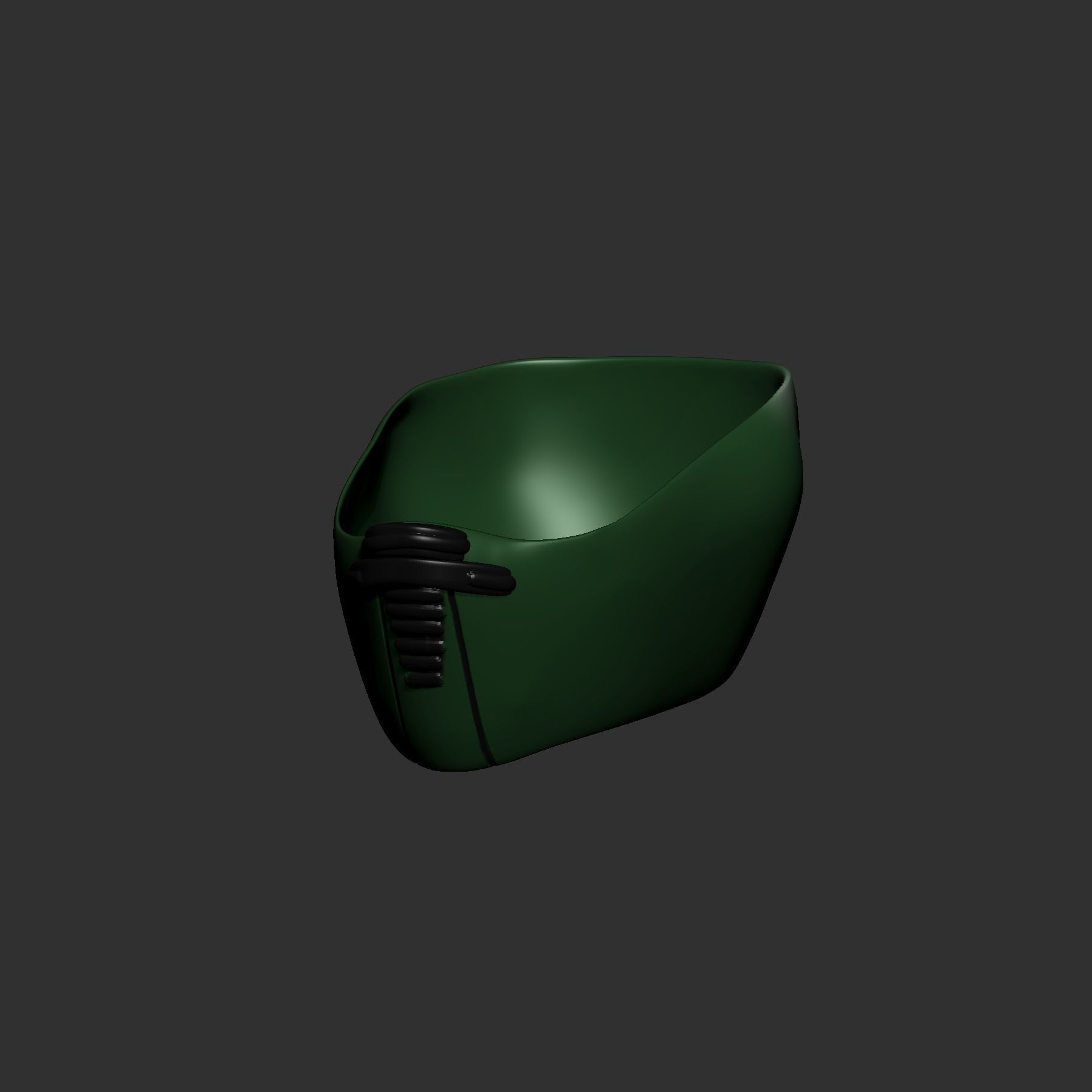 Gas mask helmet 3D model 3D model_3