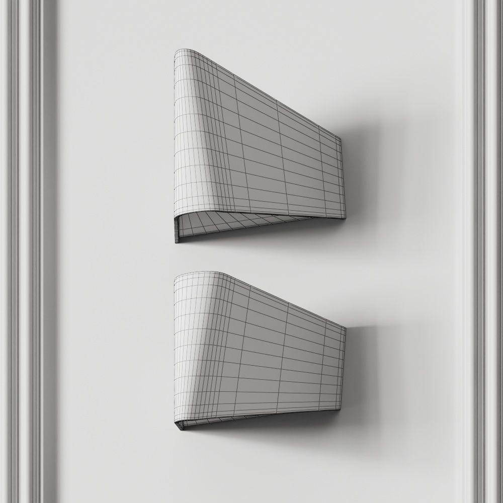 Millelumen Soso Wall Lamp 3D model_1