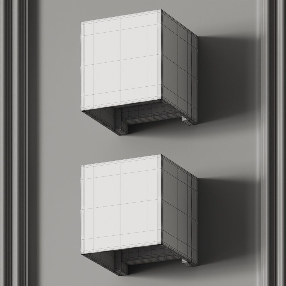 Terzo Light Davos Wall Lamp 3D model_1