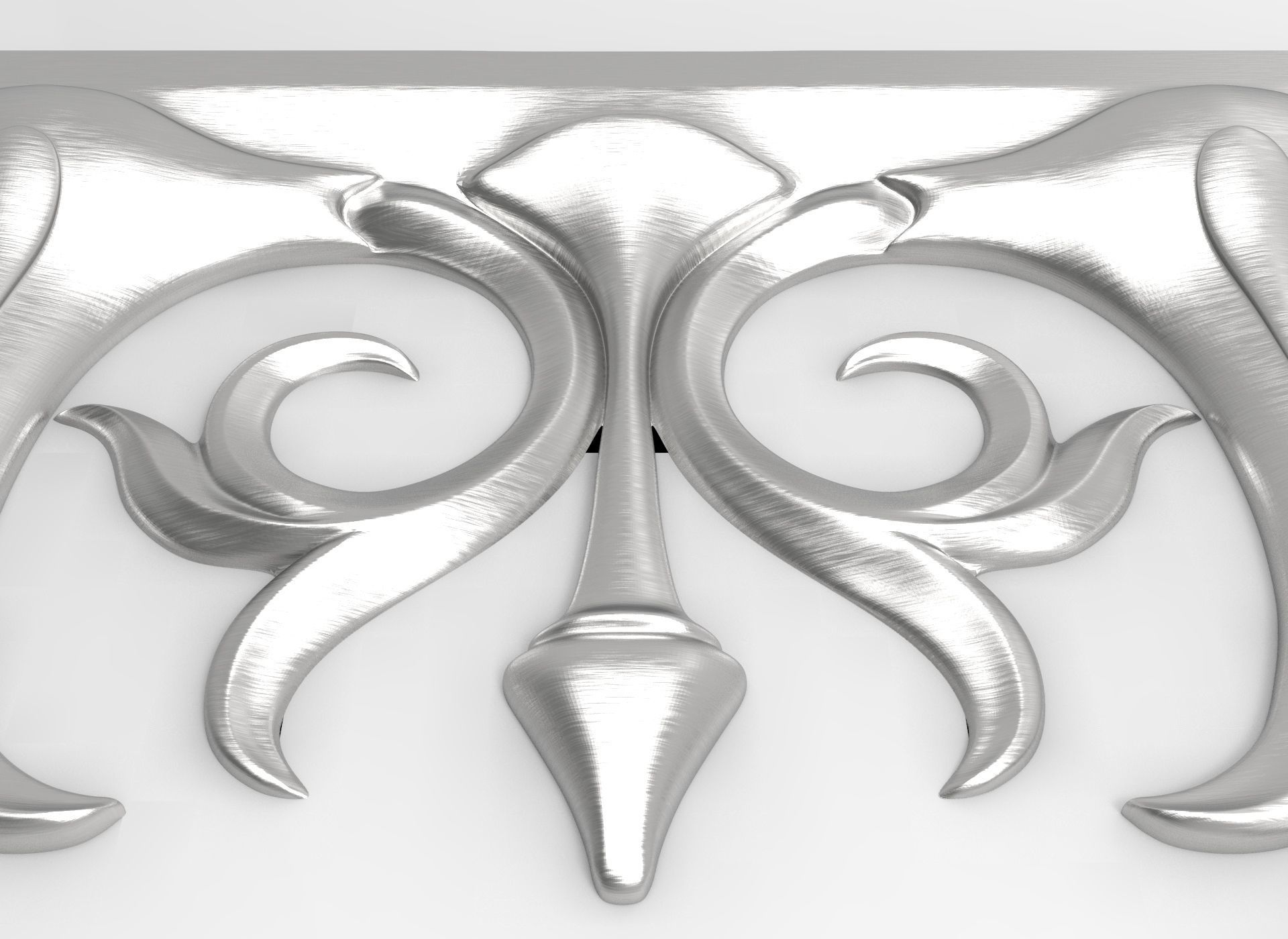 Decor friezes with flower and leaf HD model for CNC or printer 3D model ...