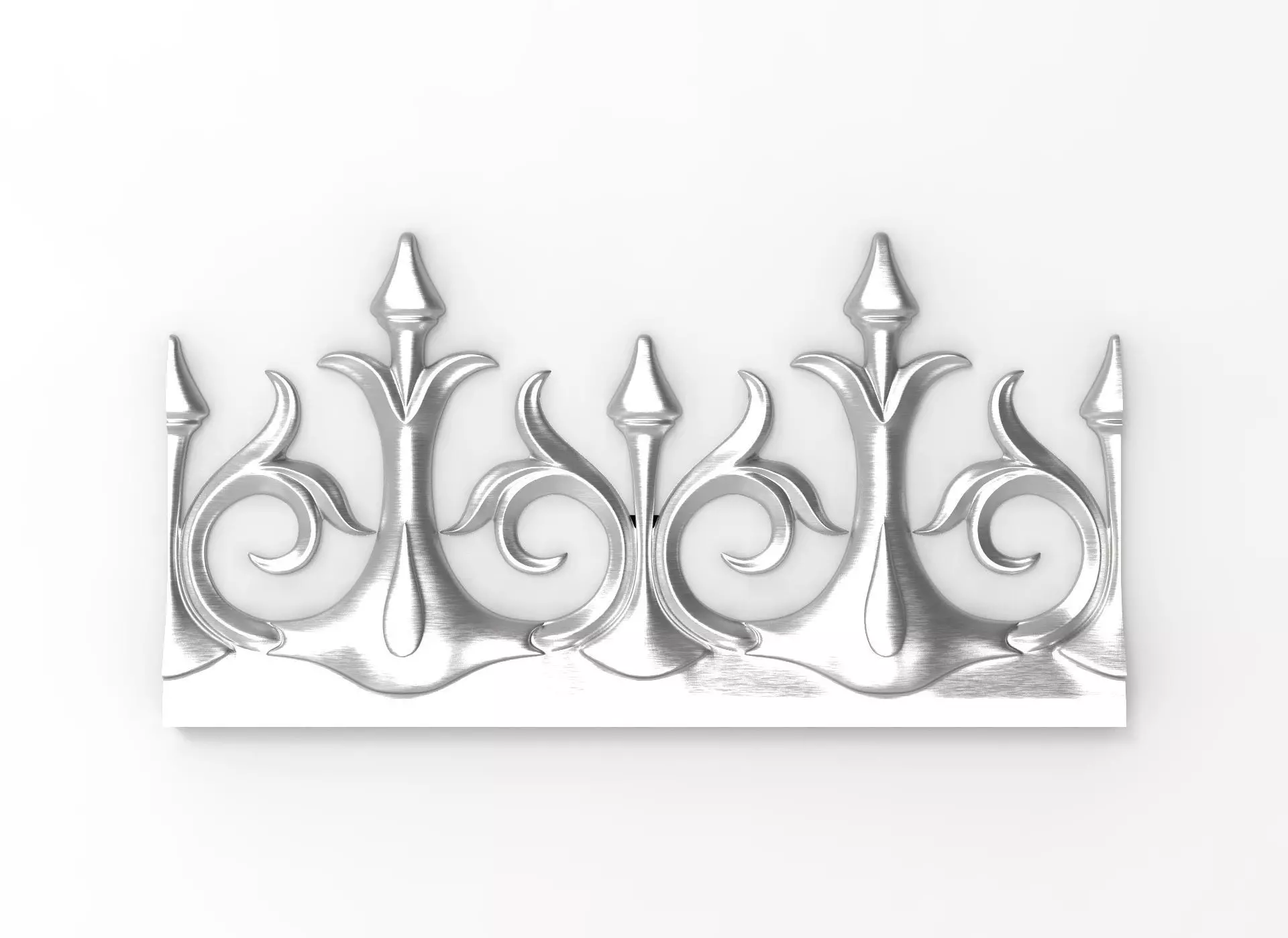 Decor friezes with flower and leaf HD model for CNC or printer 3D print model
