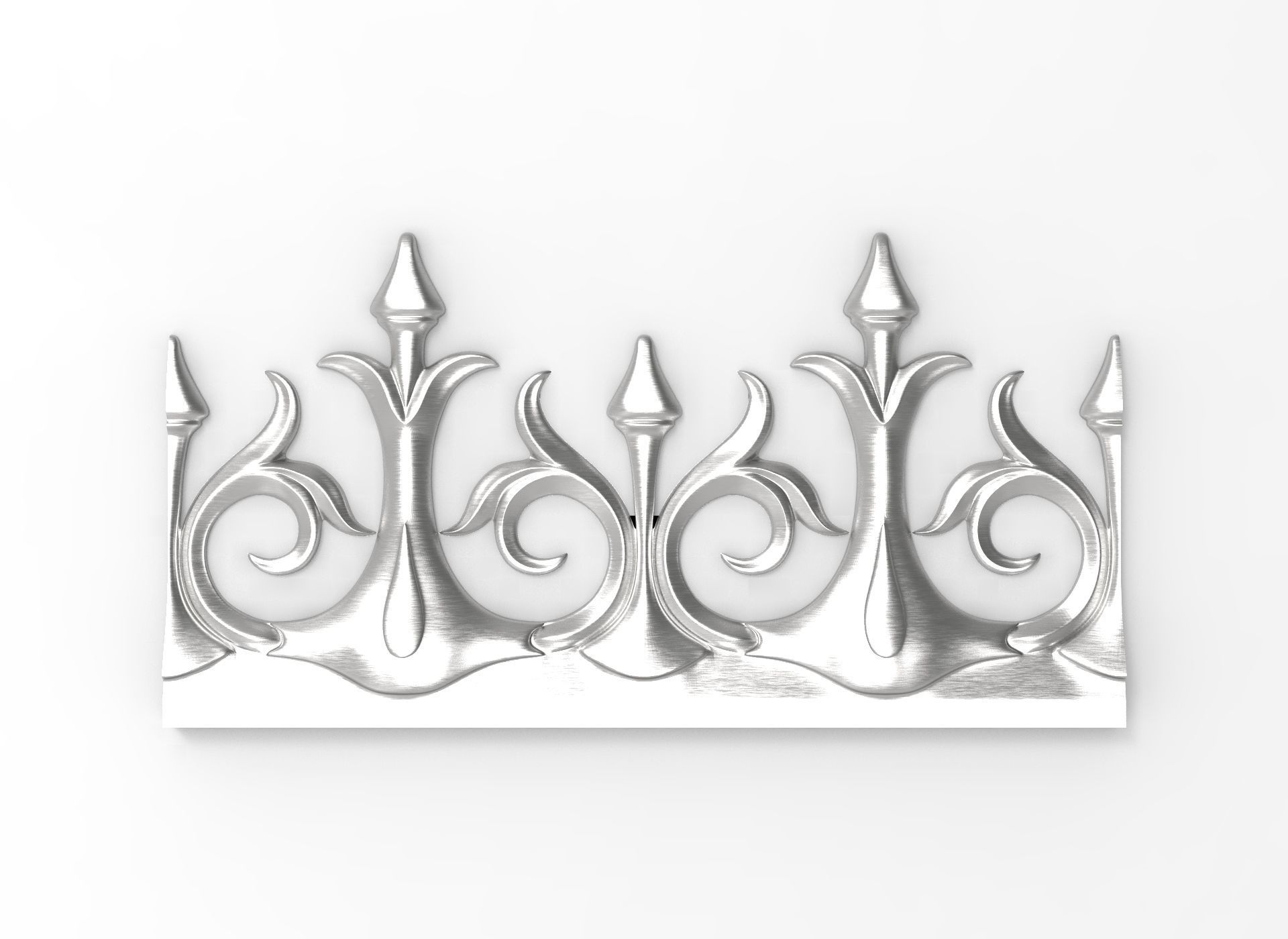 Decor friezes with flower and leaf HD model for CNC or printer 3D model ...