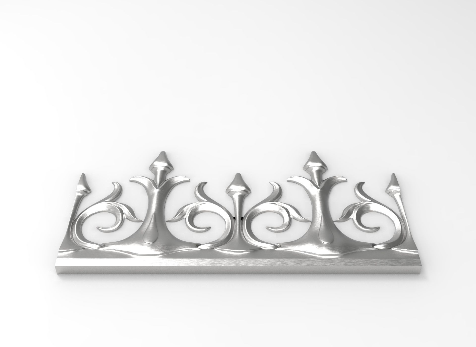Decor friezes with flower and leaf HD model for CNC or printer 3D model ...