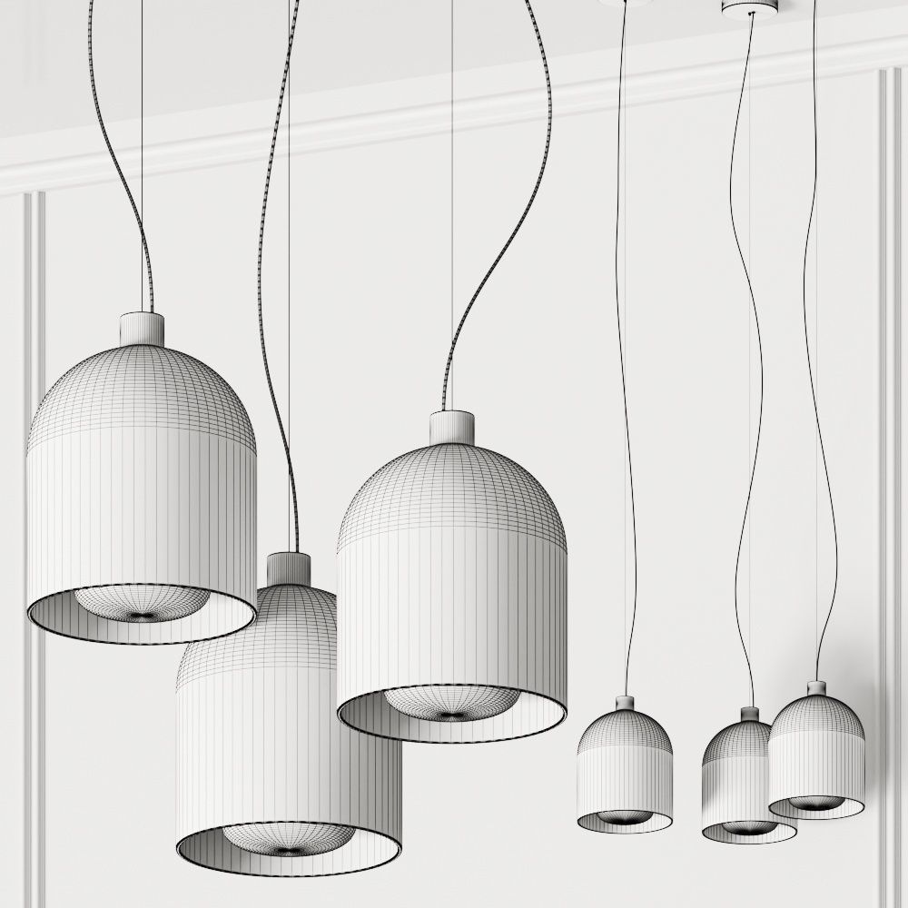 Delta Light Mantello Pendant Lamp 3D model_1