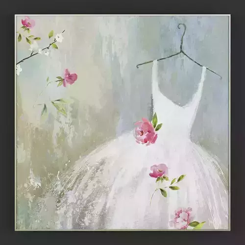 Pictures57 painting of dress with flowers