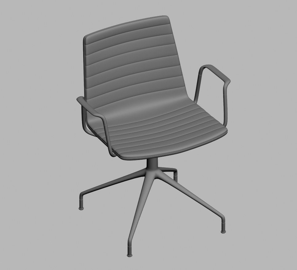 office chair 21 3D model_3