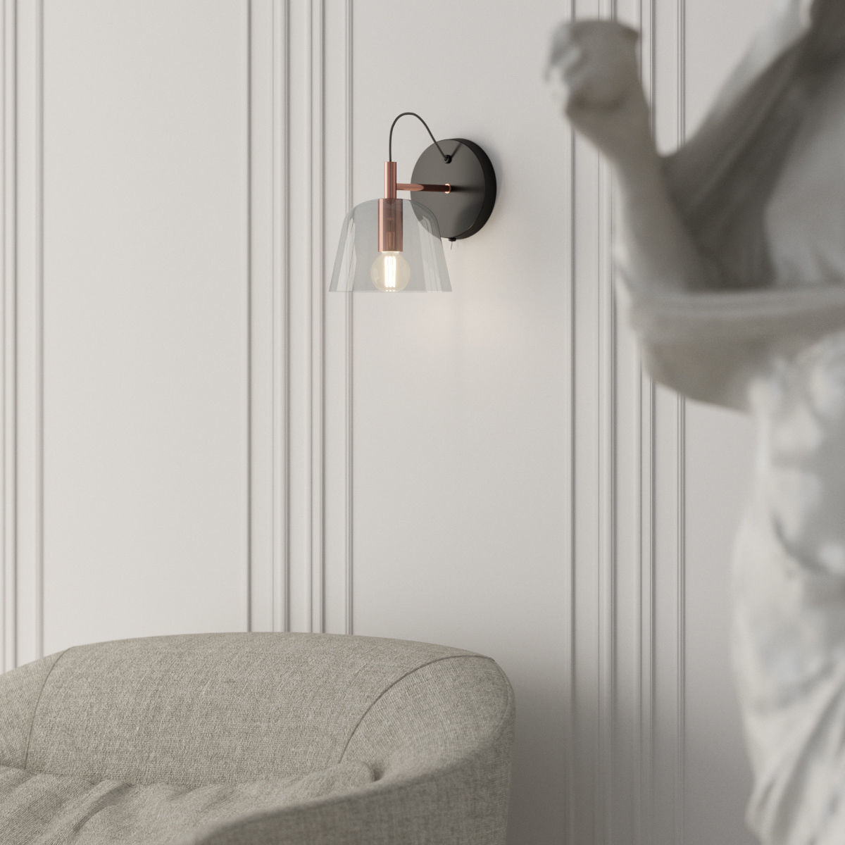 Lampatron Amadis - Wall lamp 3D model_1