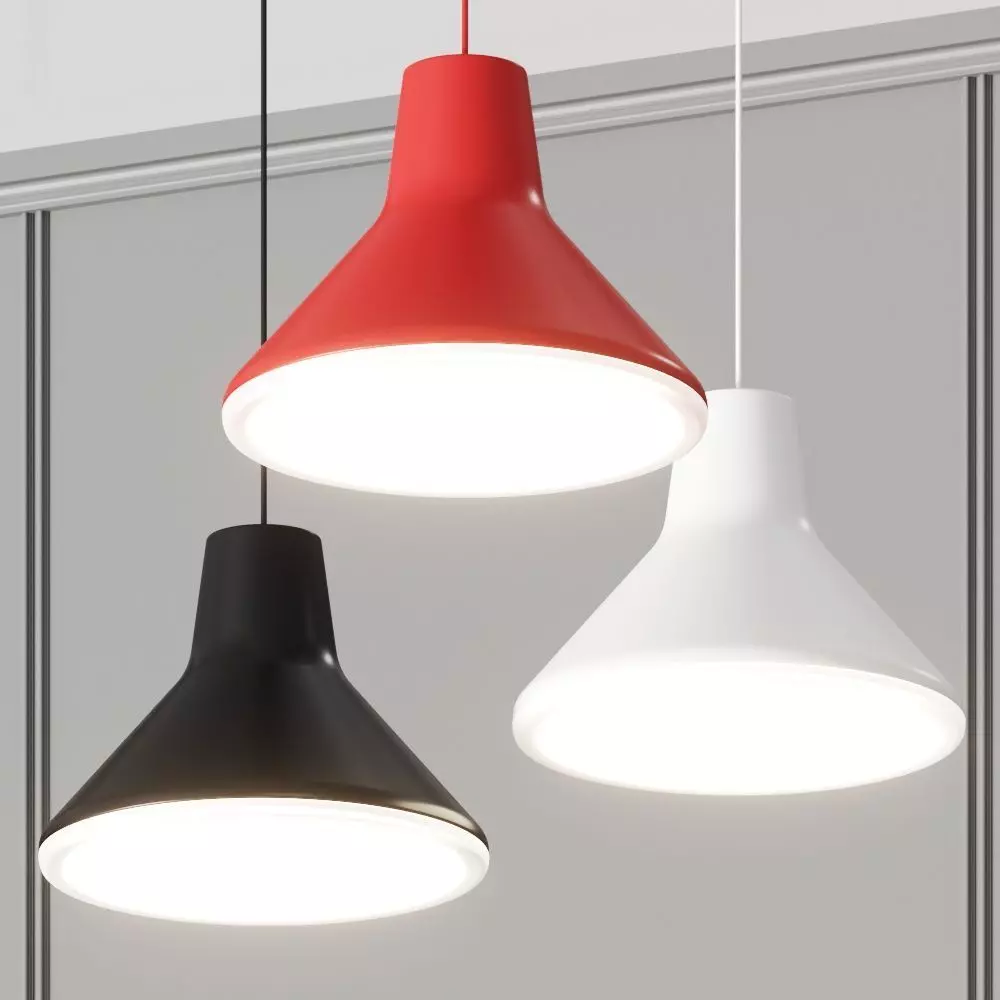 Luceplan Archetype Pendant Lamp 3D model_0