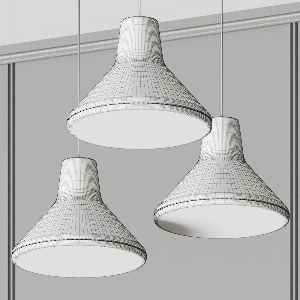 Luceplan Archetype Pendant Lamp 3D model_1