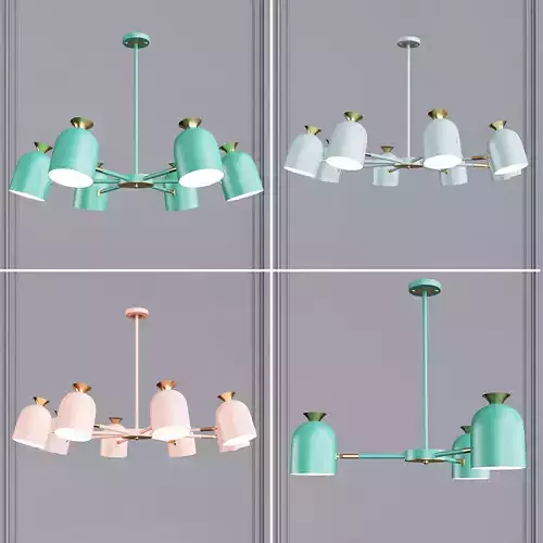 MACAROON CHANDELIER 3D model