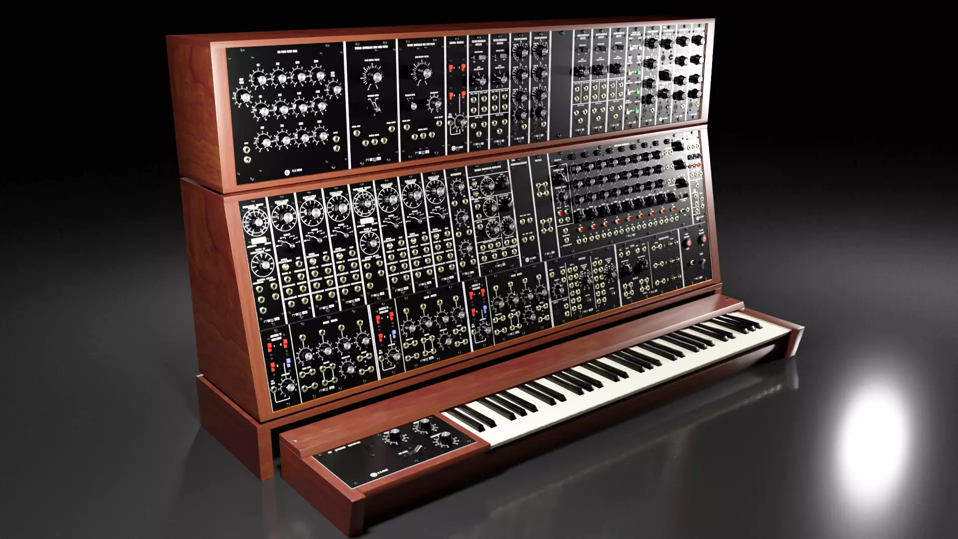 Synthesizer Moog Modular 55 3D model_0