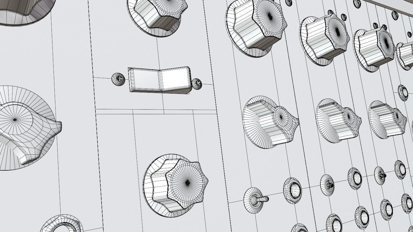Synthesizer Moog Modular 55 3D model_10