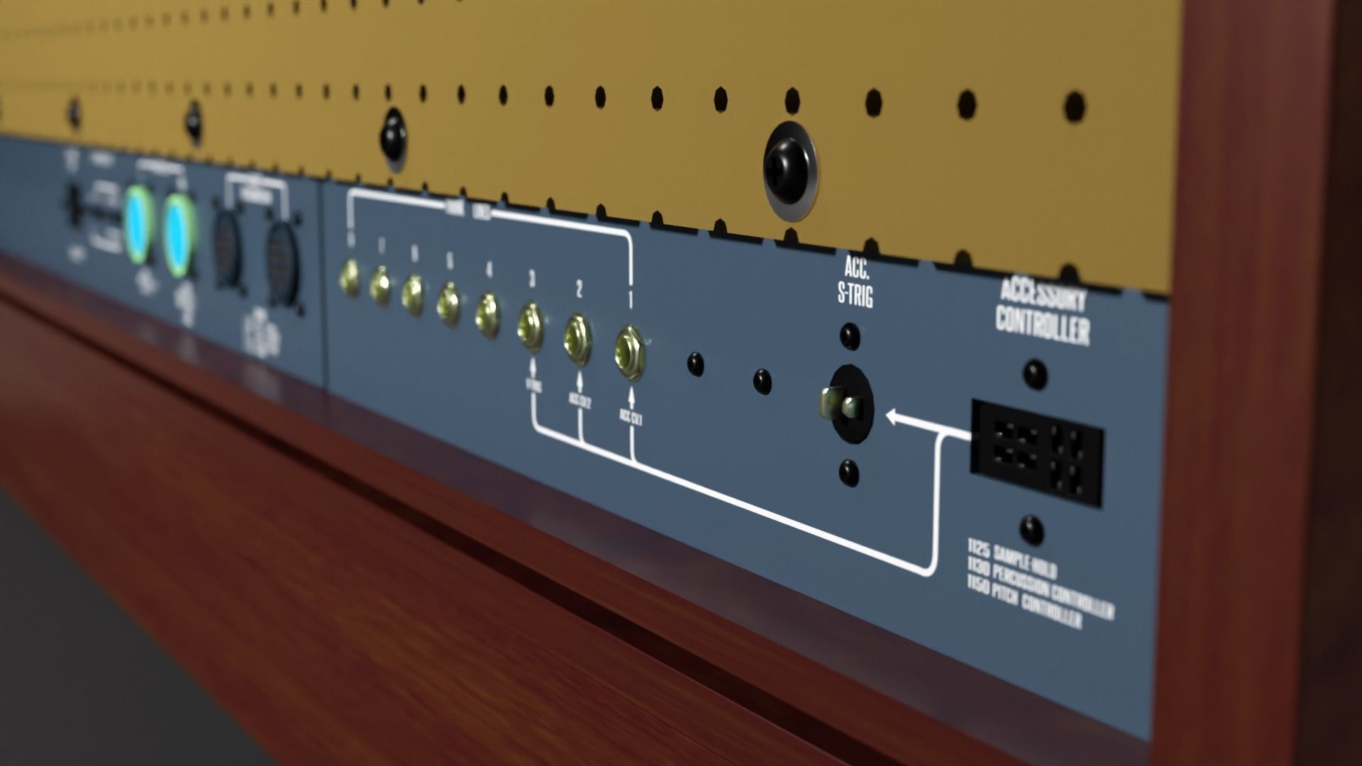 Synthesizer Moog Modular 55 3D model_5