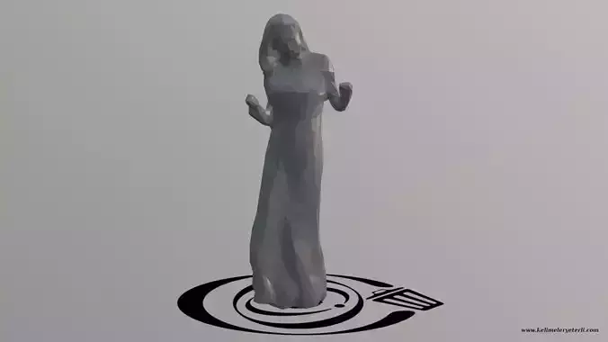 Human 082 LP R Low-poly 3D model