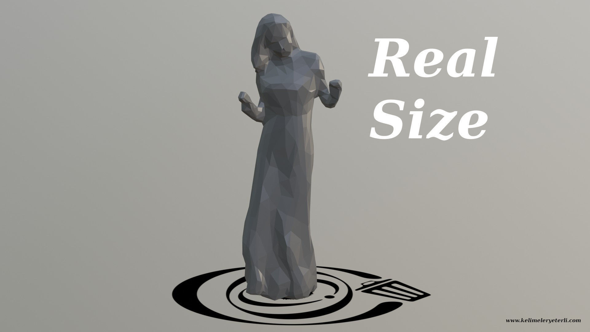 Human 082 LP R Low-poly 3D model_3