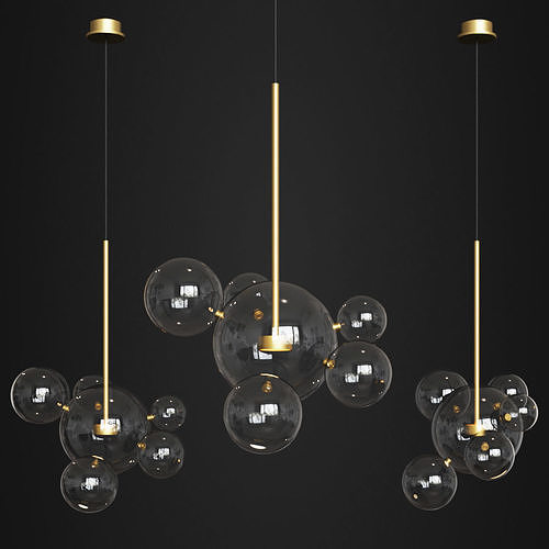 Giopato Coombes Bolle Pendant 6 Bubbles 3D model