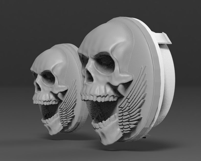 Skull Amblem 3D print model