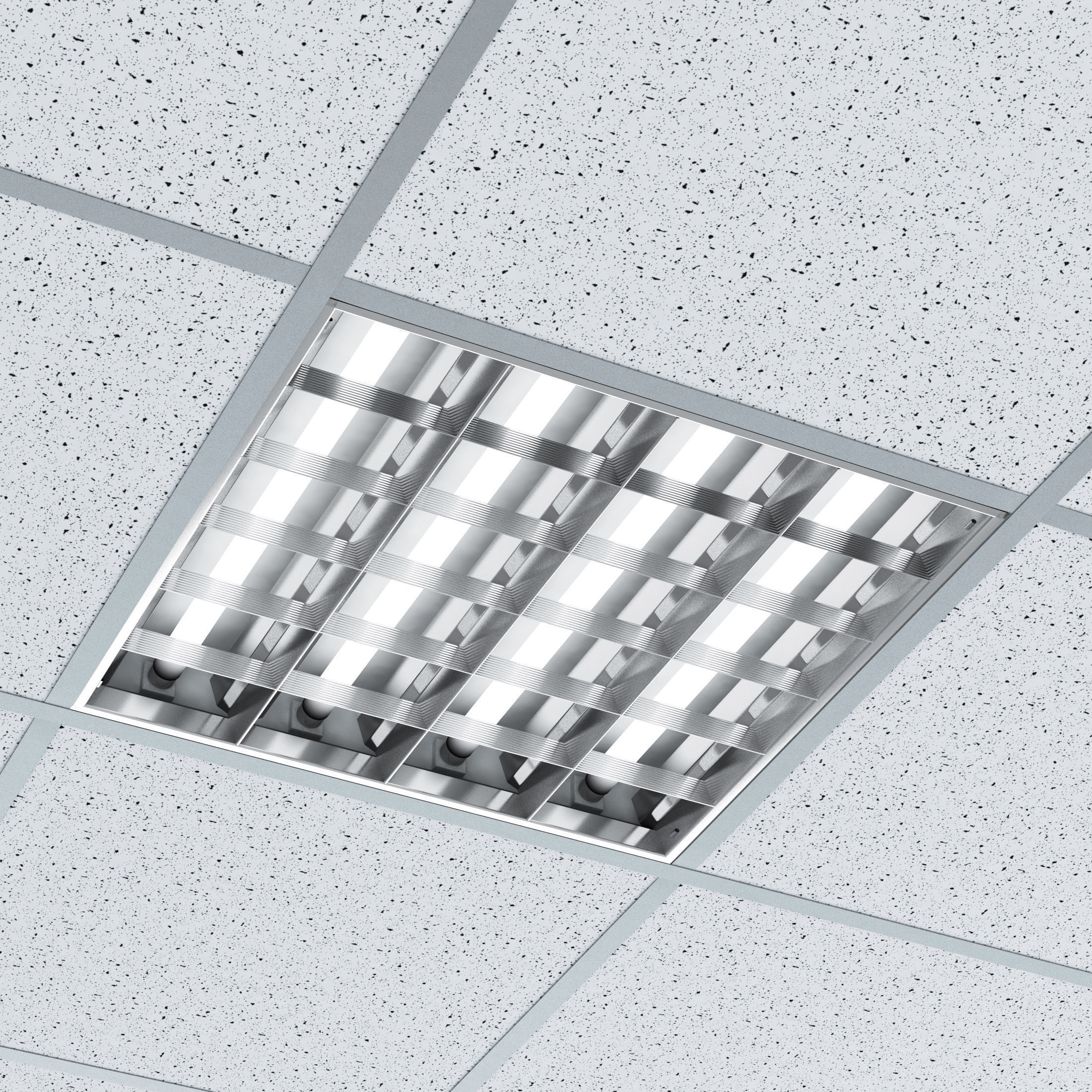 Modular ceiling 3D model_6