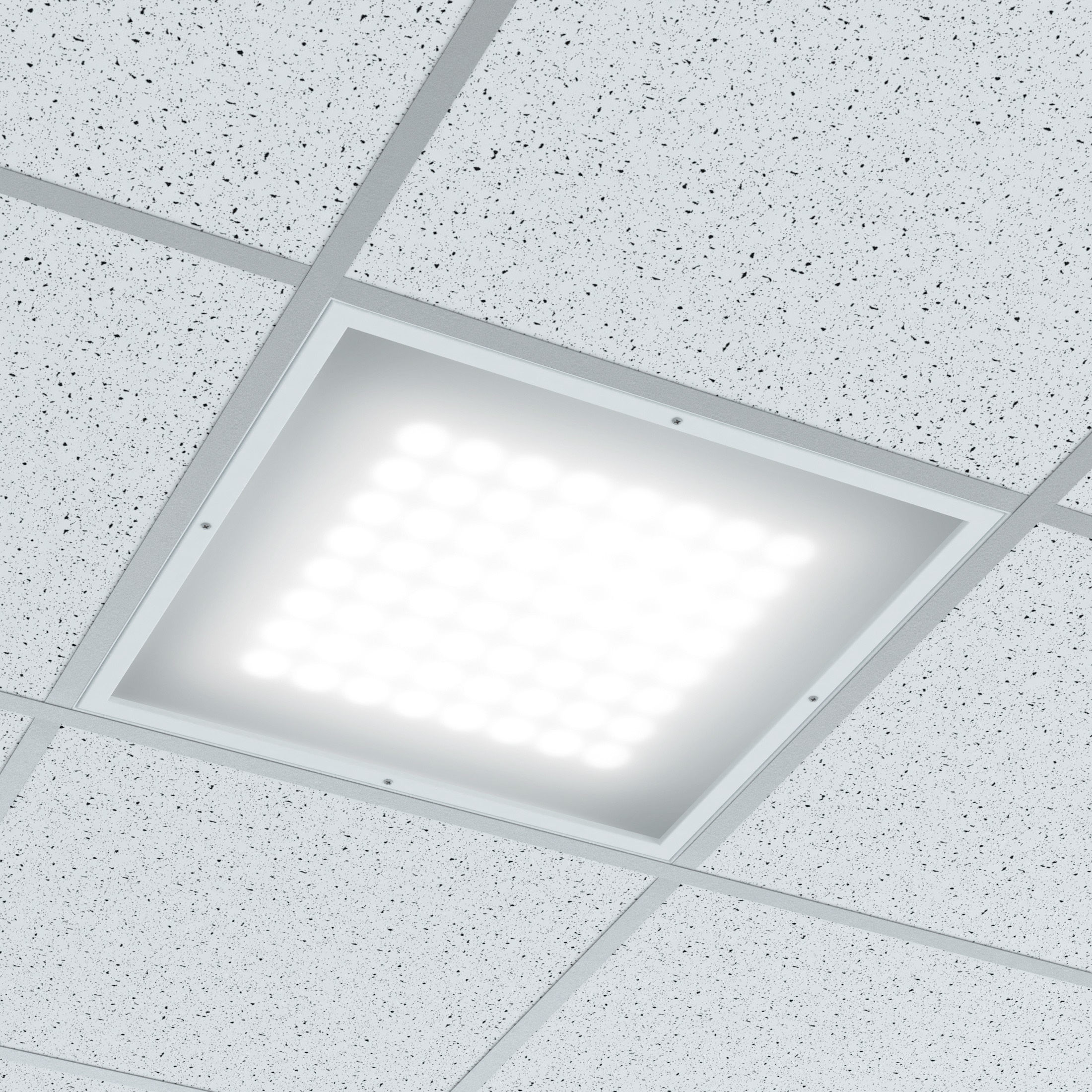 Modular ceiling 3D model_9