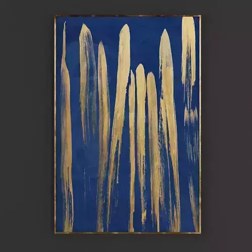 Pictures89 gold abstract painting