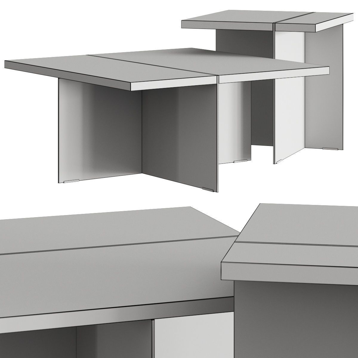 Phase Design Division Coffee Tables 3D model_1
