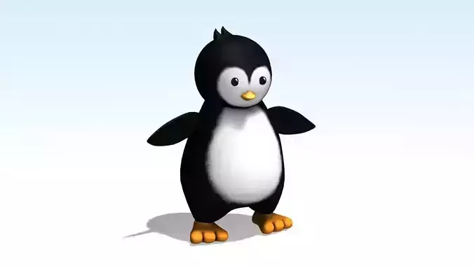 cartoon penguin