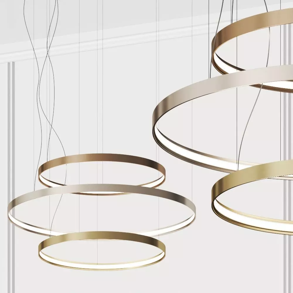 Panzeri Zero Round Pendant Lamps 3D model_0