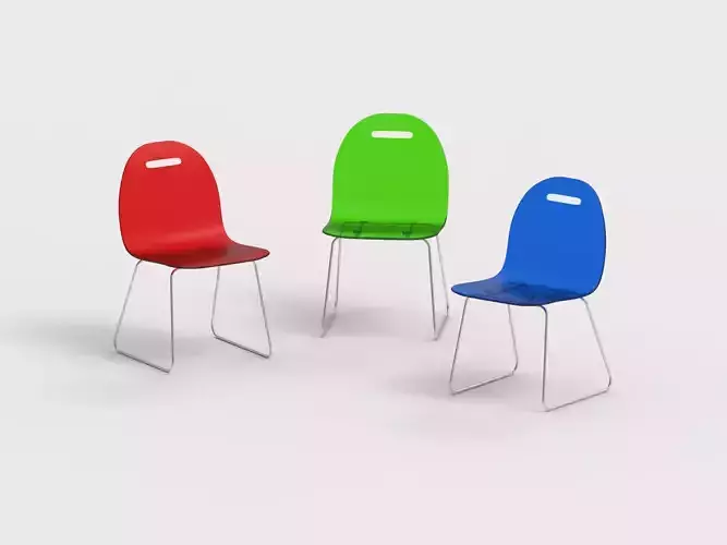 Modern plastic chair