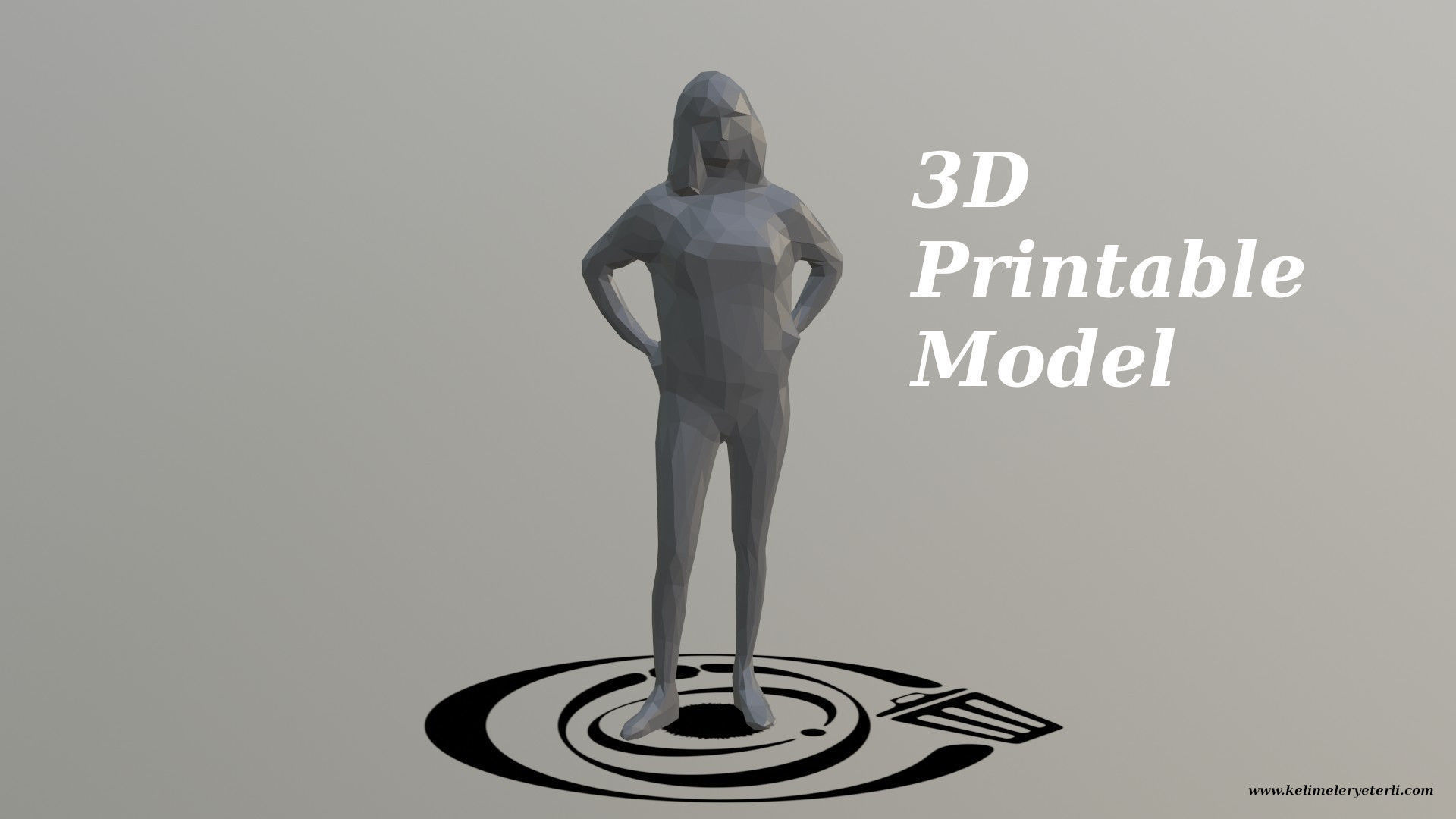 Human 083 LP R Low-poly 3D model_4