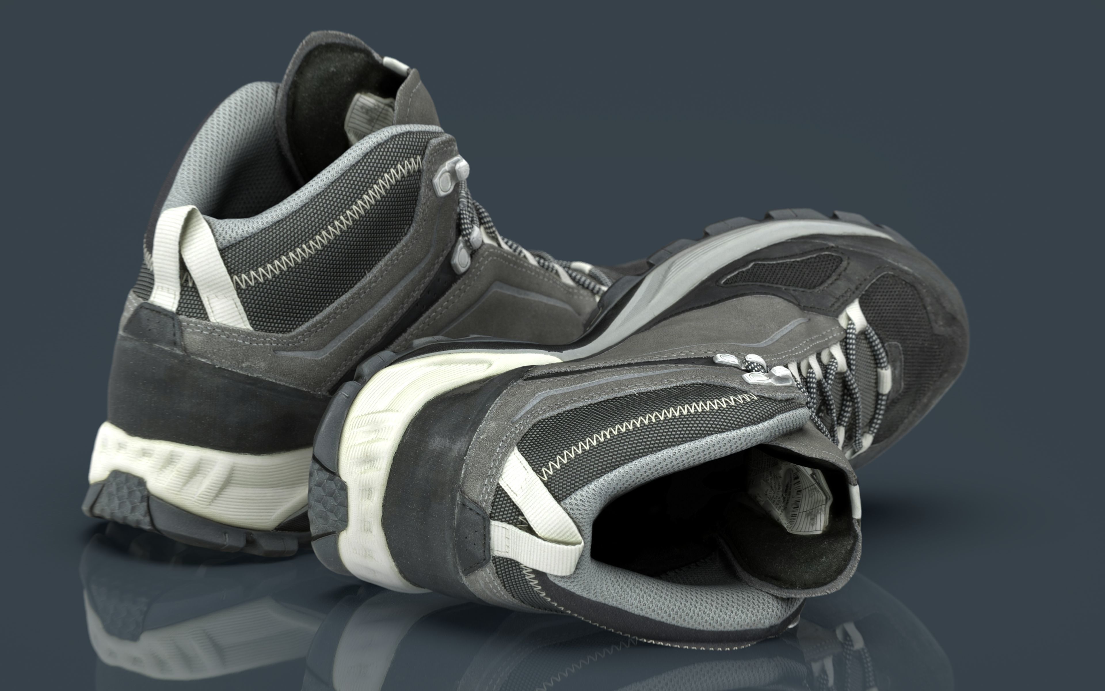 HIKING BOOTS 3 Low-poly 3D model_2