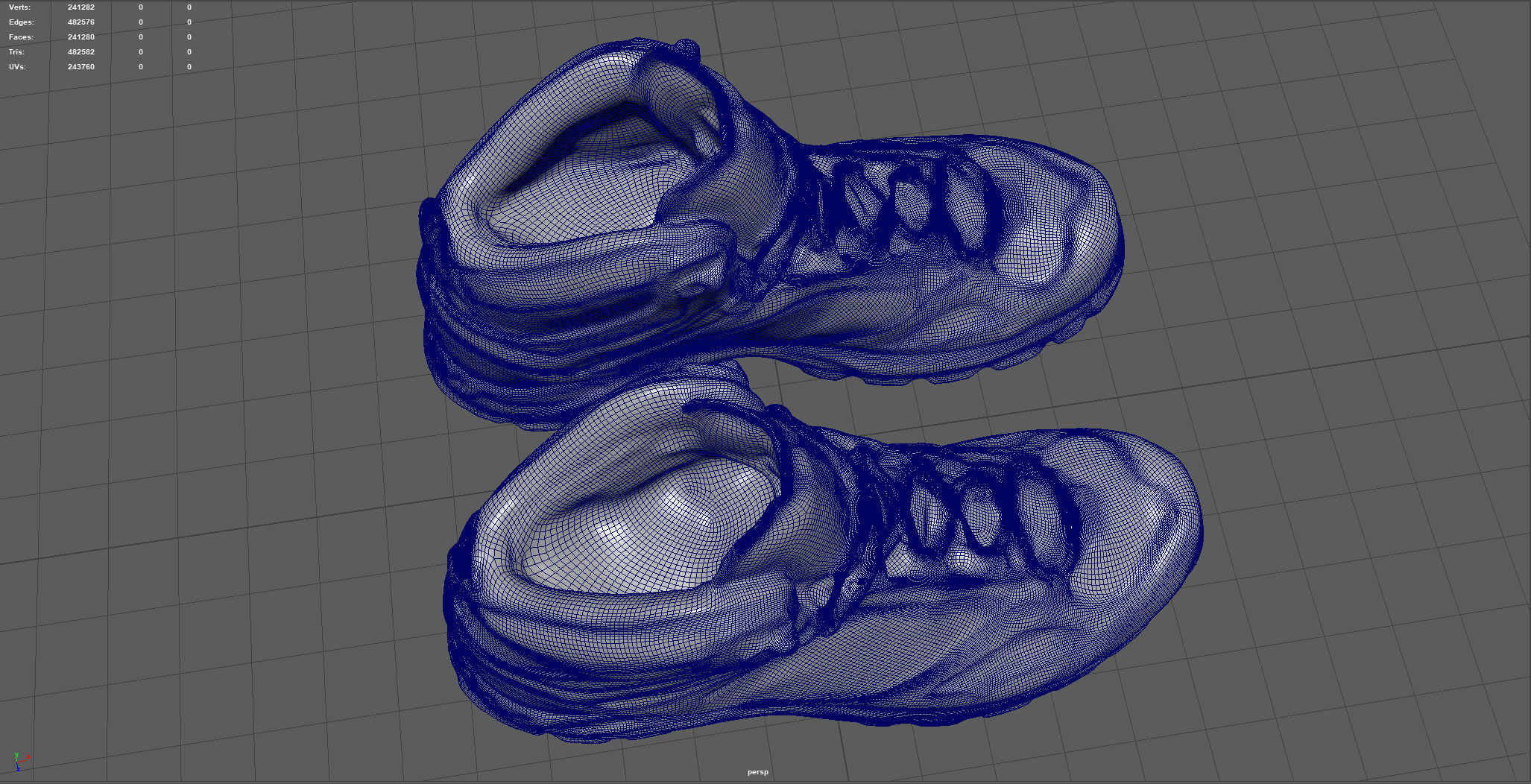 HIKING BOOTS 3 Low-poly 3D model_14