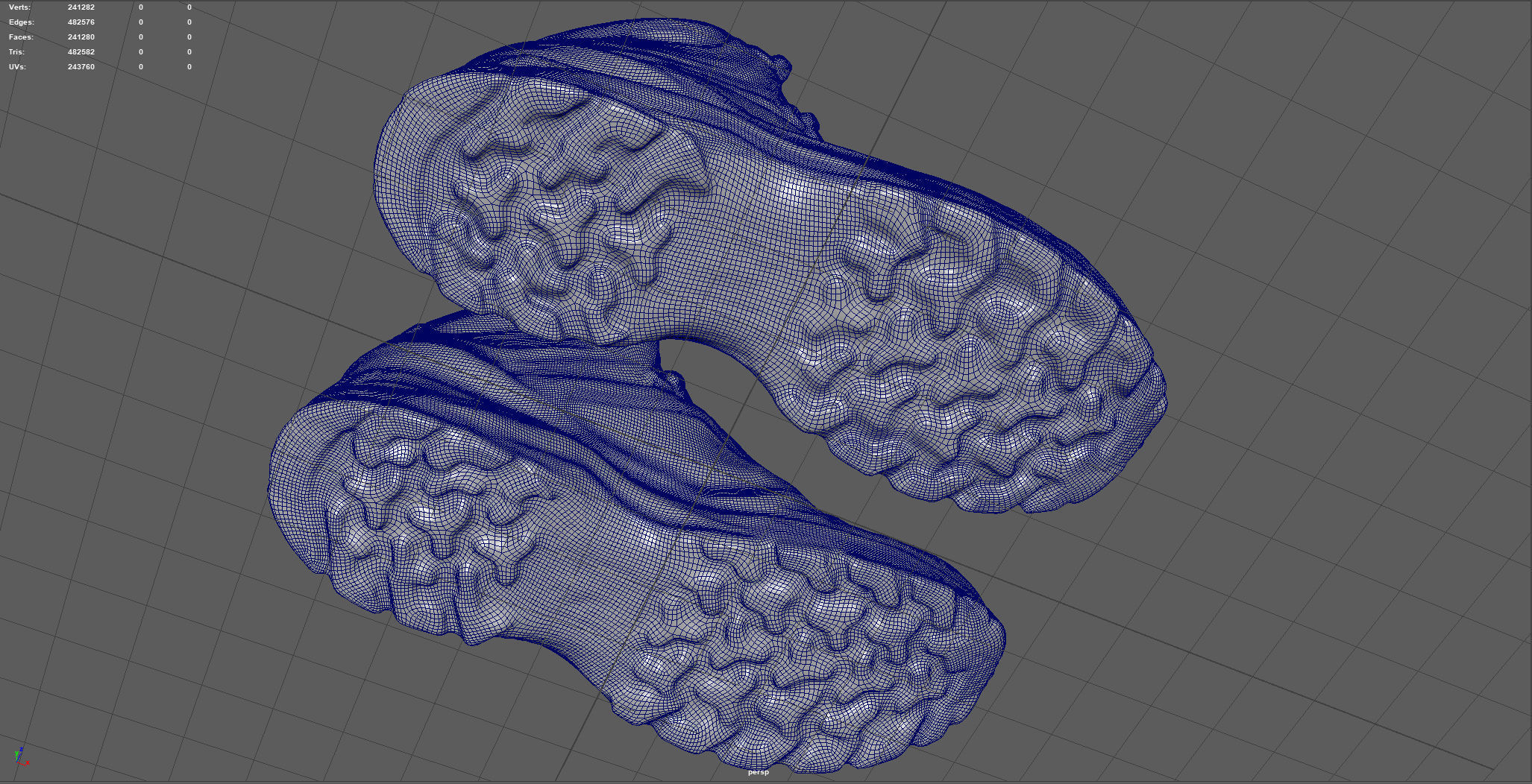 HIKING BOOTS 3 Low-poly 3D model_13