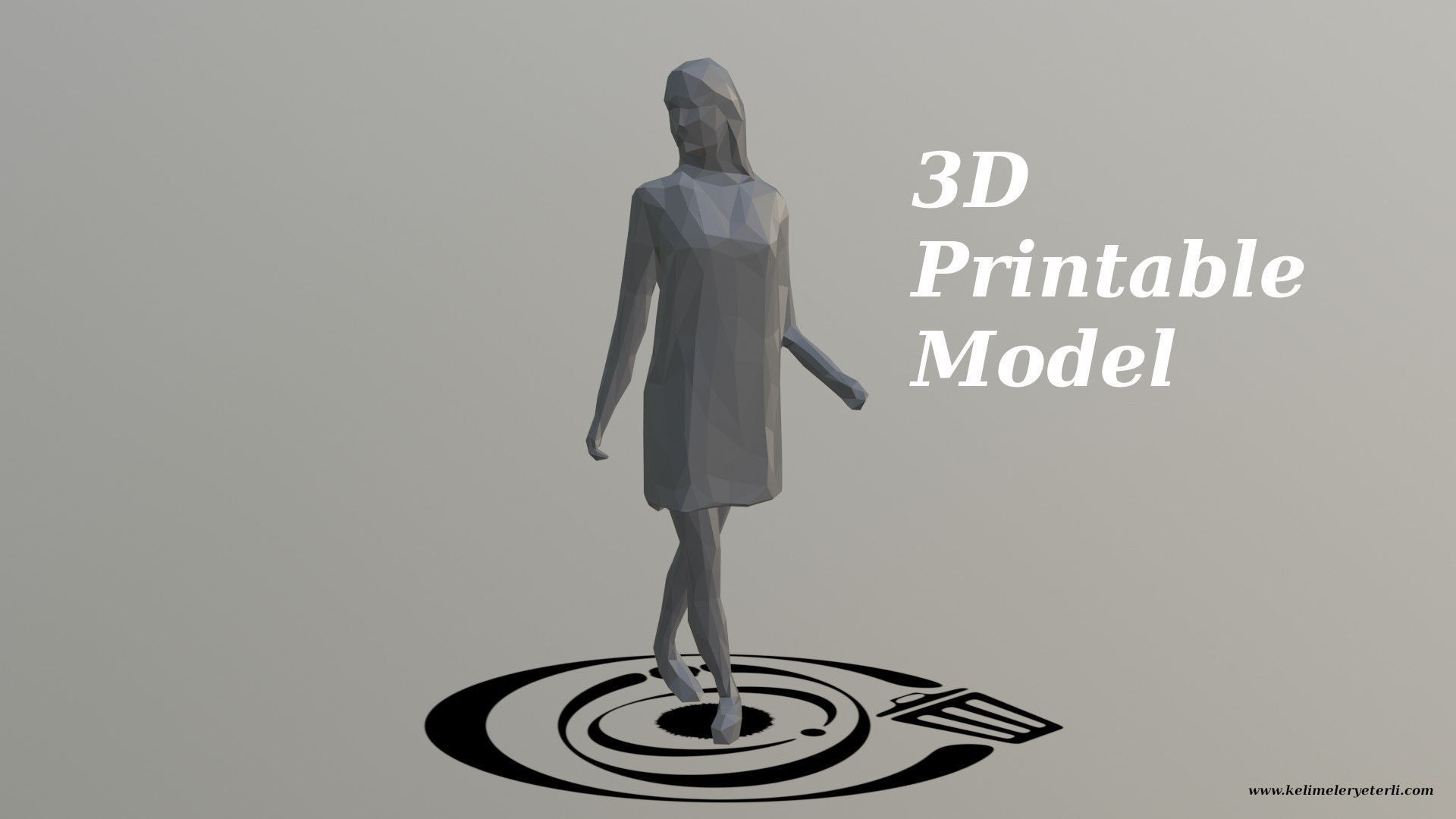 Human 084 LP R Low-poly 3D model_4