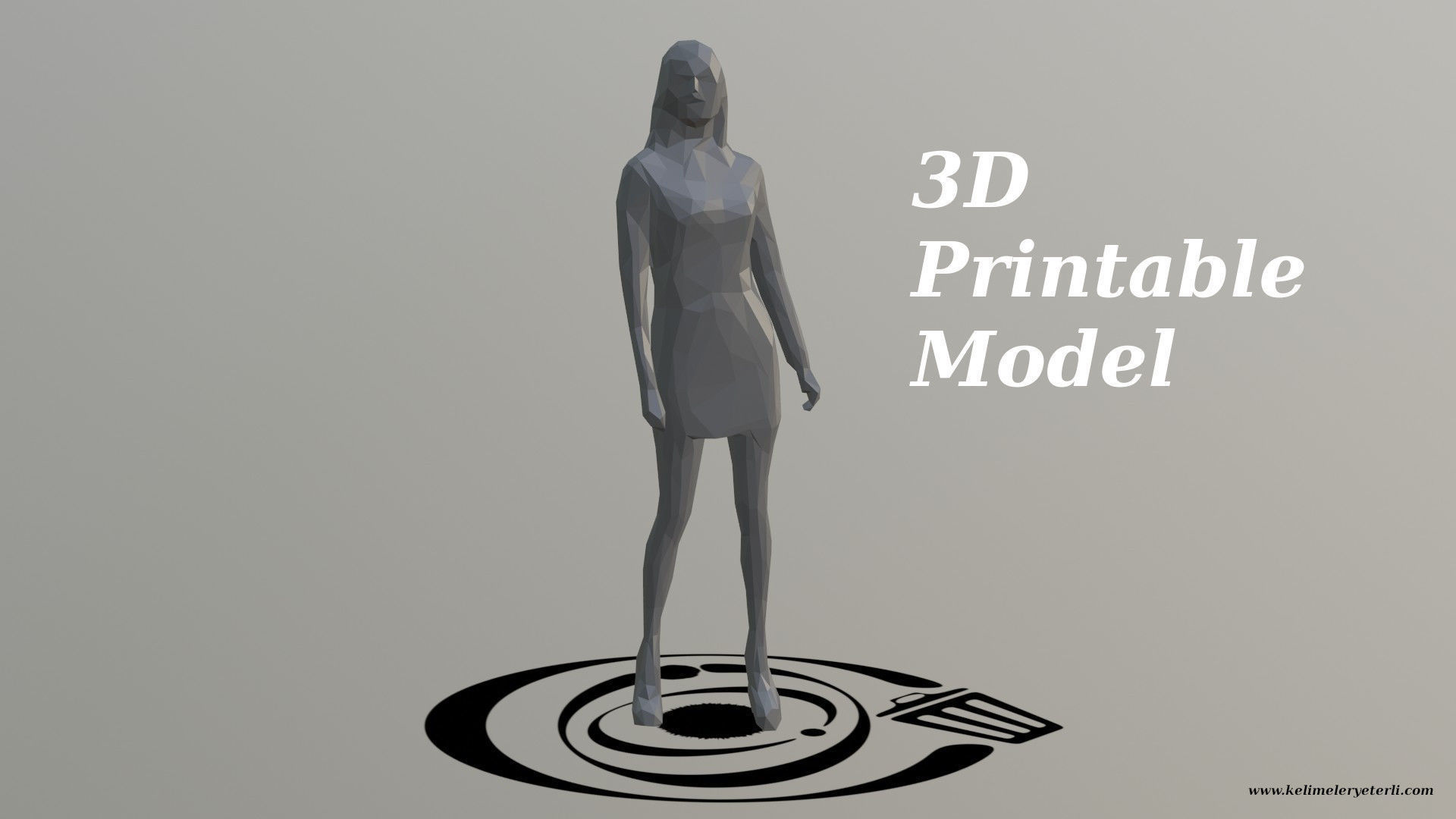 Human 085 LP R Low-poly 3D model_4