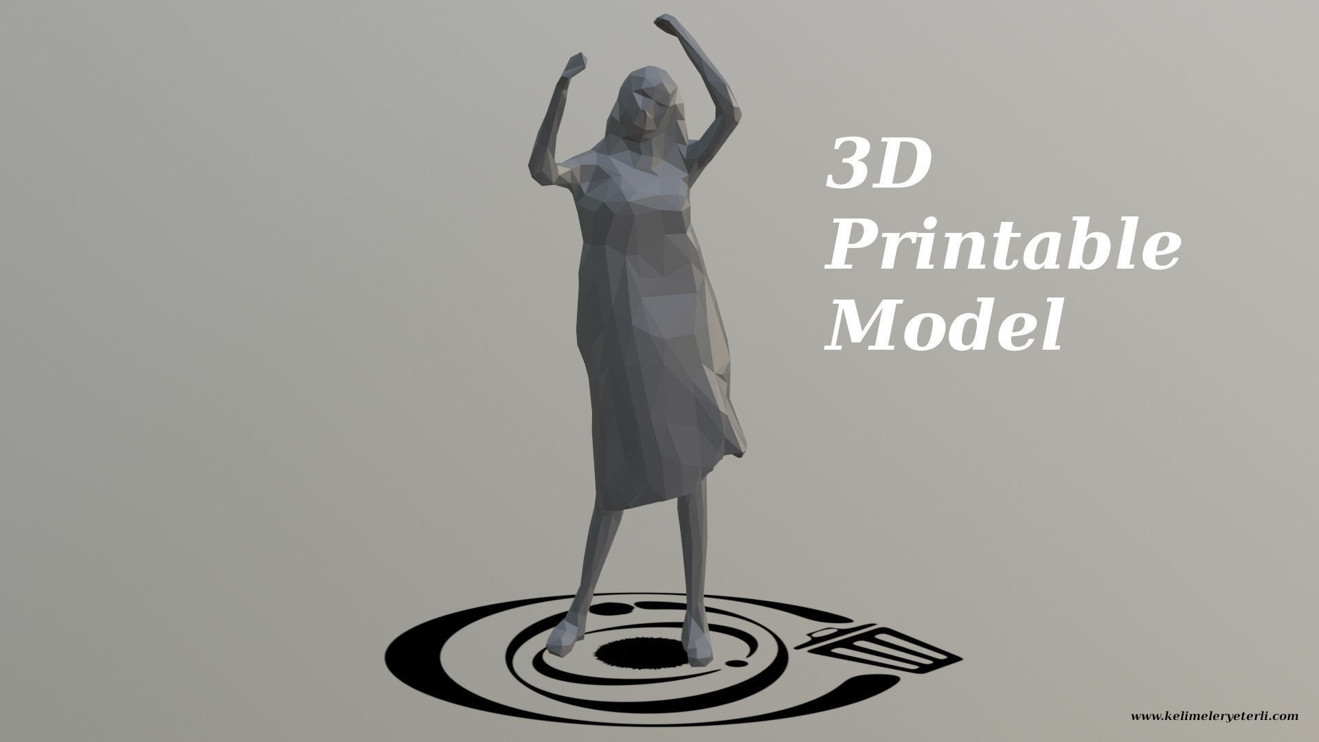 Human 086 LP R Low-poly 3D model_4