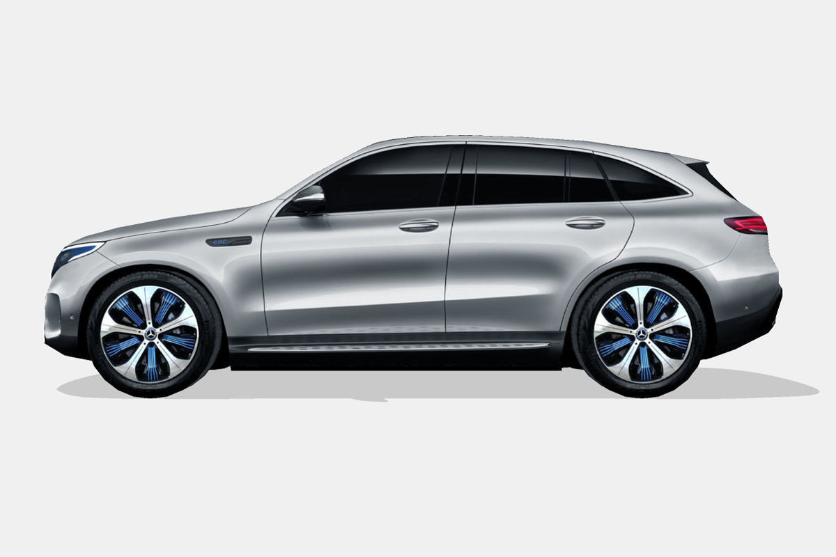 Mercedes-Benz EQC 2020 Low-poly 3D model_6