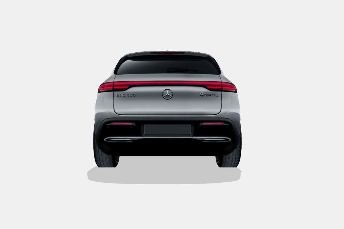 Mercedes-Benz EQC 2020 Low-poly 3D model_8