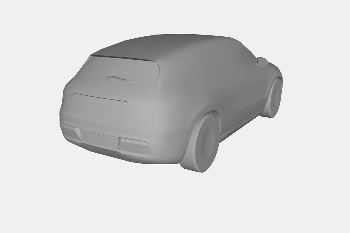 Mercedes-Benz EQC 2020 Low-poly 3D model_21