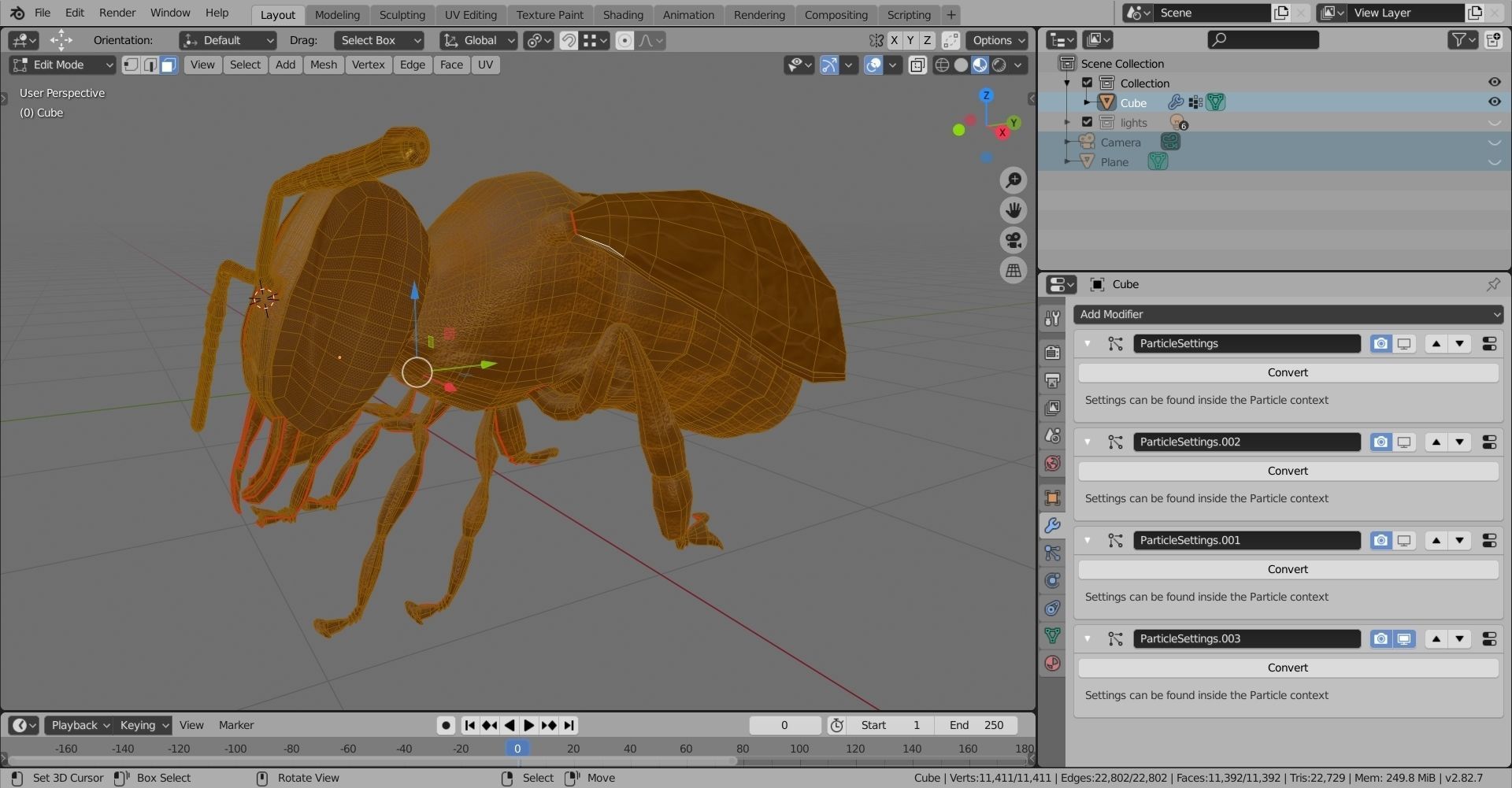Bouganville flower with hornet 3D model_22