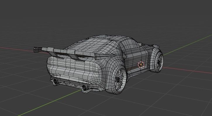 Cyberpunk Nissan Z Proto  Low-poly 3D model_23