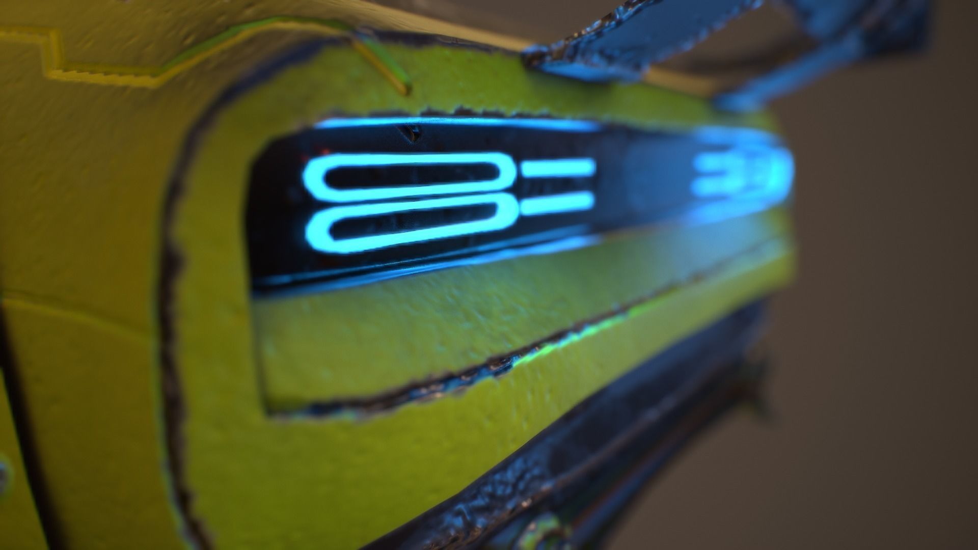 Cyberpunk Nissan Z Proto  Low-poly 3D model_13