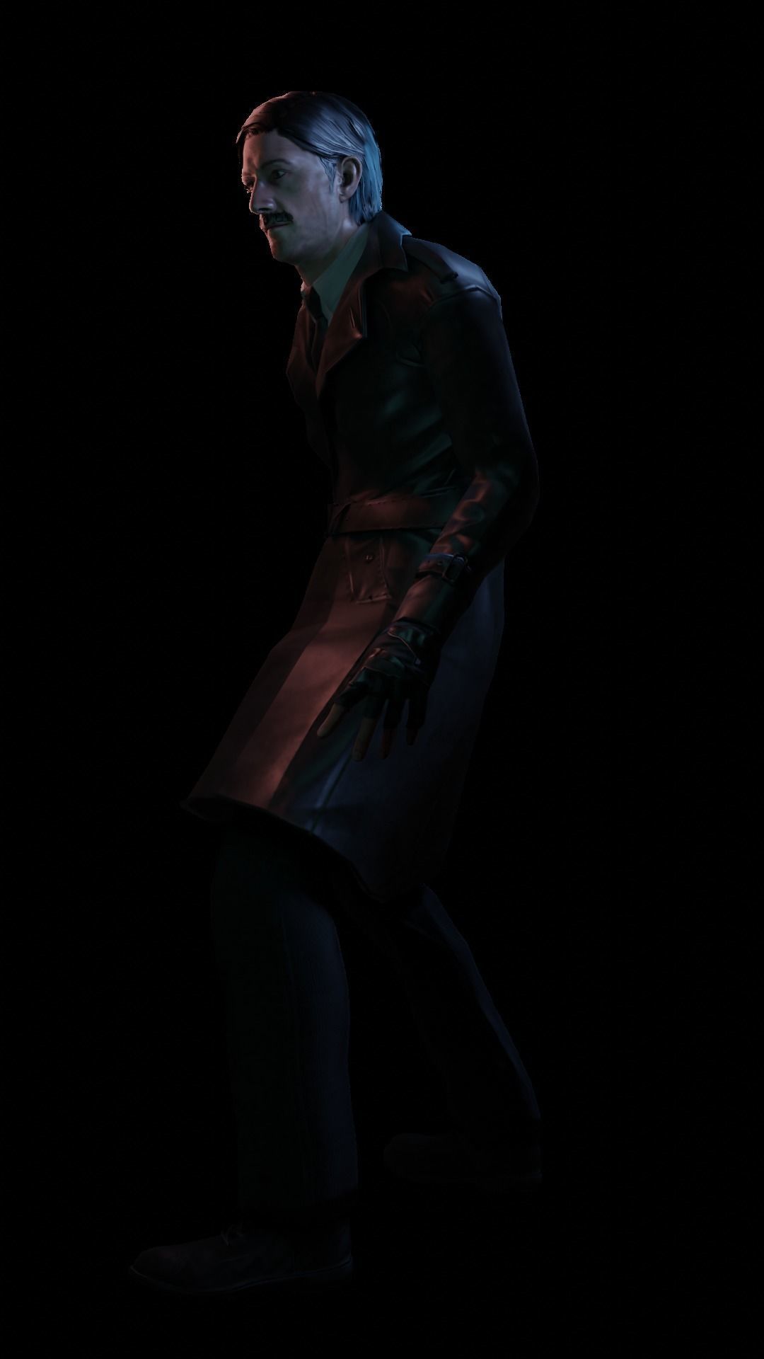 Game-Ready Detective Rigged and Animated Low-poly 3D model_6