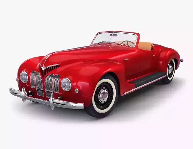 Generic Cabriolet Retro Car v 1